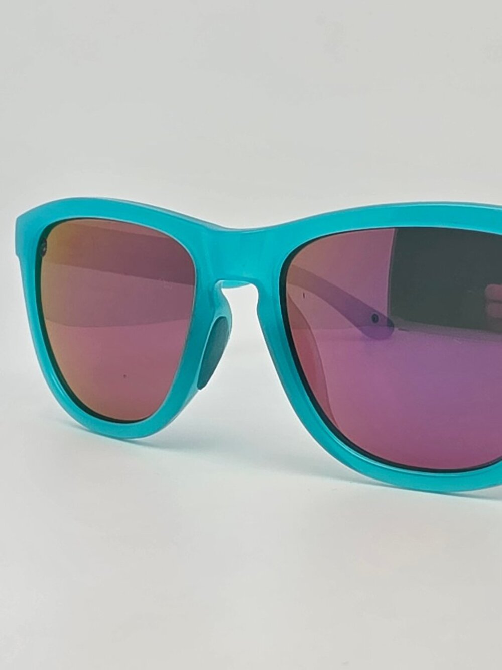 Knockaround Premiums Aquamarine Frame Polarized Fuchsia Lens Sunglasses 53mm